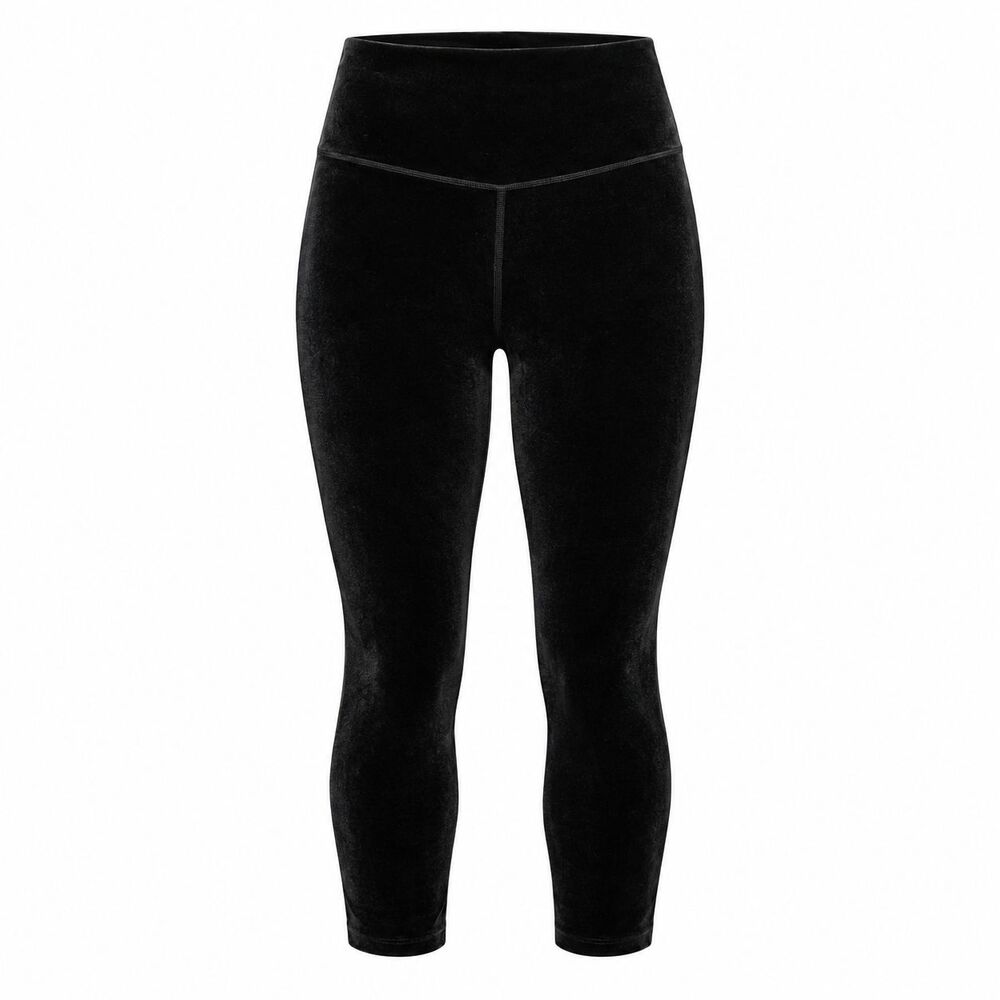 Athleta Elation Ultra High Rise Velvet Leggings Black  Activewear Athleisure M